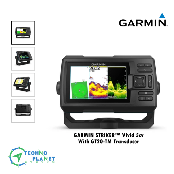 Sondeur Garmin Striker Vivid 4cv avec sonde GT20-TM