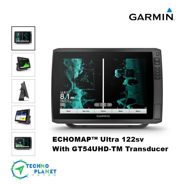 ECHOMAP™ Ultra 122sv_Techno Planet System_Pic-1 Garmin Chartplotter ECHOMAP™ Ultra 122sv with GT54UHD-TM Transducer - Image 1