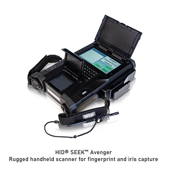 HID® SEEK™ Avenger HID SEEK Avenger Rugged handheld scanner fingerprint and iris capture - Image 1